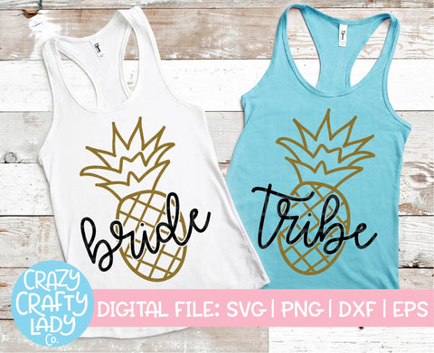 Pineapple Bachelorette SVG Cut File Bundle SVG Crazy Crafty Lady Co. 