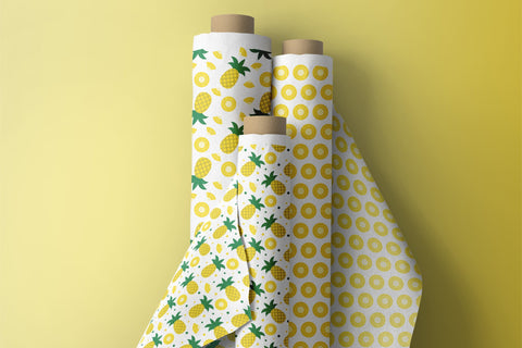 Pineapple Digital Paper Bundle. Summer Seamless Pattern Digital Pattern LaBelezoka 