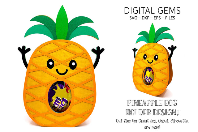 Pineapple egg holder design SVG Digital Gems 