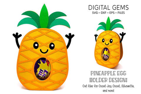 Pineapple egg holder design SVG Digital Gems 