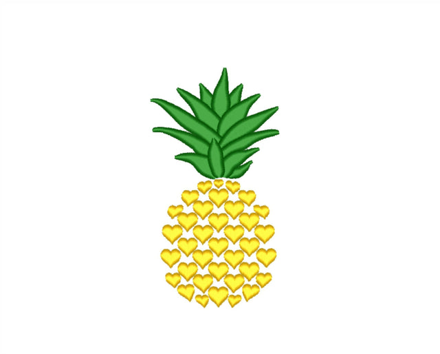 Pineapple embroidery design, 3 sizes Embroidery/Applique DESIGNS Nino Nadaraia 