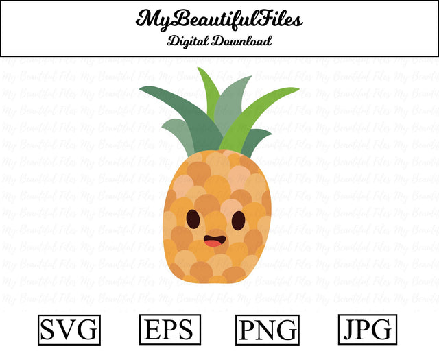 Pineapple - Fruit SVG MyBeautifulFiles 
