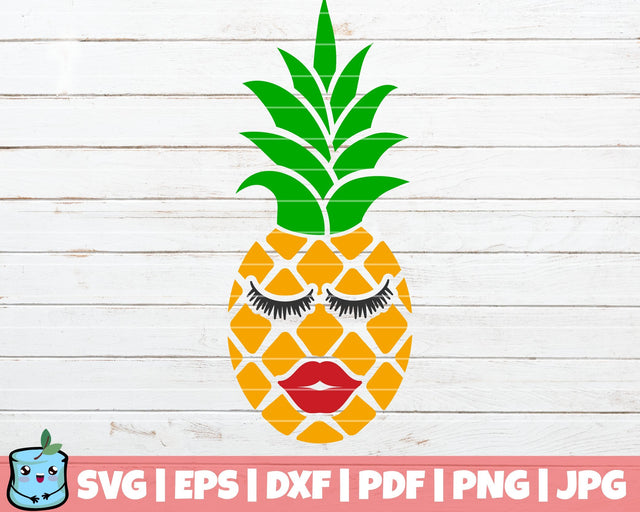 Pineapple Girl SVG MintyMarshmallows 