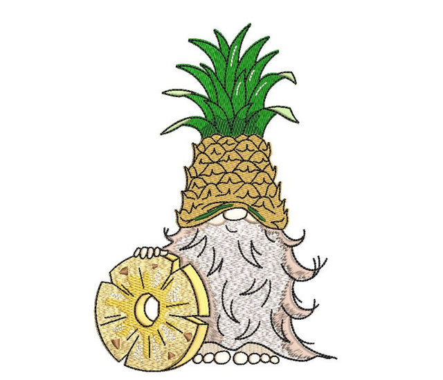 Pineapple Gnome Machine Embroidery Design Embroidery/Applique DESIGNS Angie 