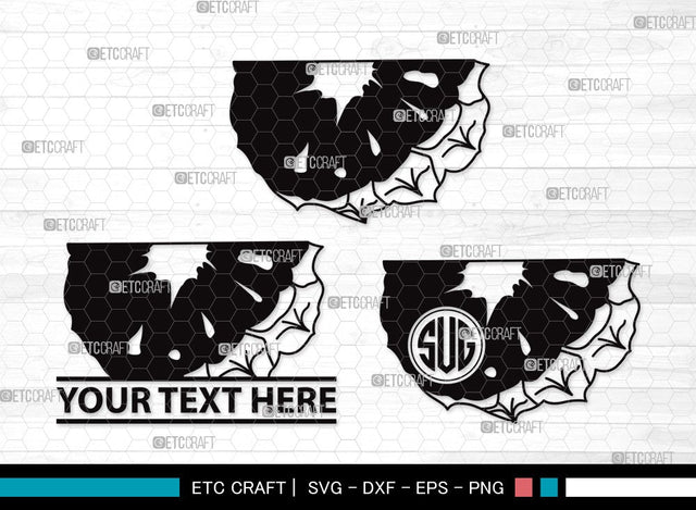 Pineapple Monogram SVG | Summer Svg | Tropical Beach Svg | Be a Pineapple Svg | Pineapple Frout Svg | Pineapple Clipart SVG ETC Craft 