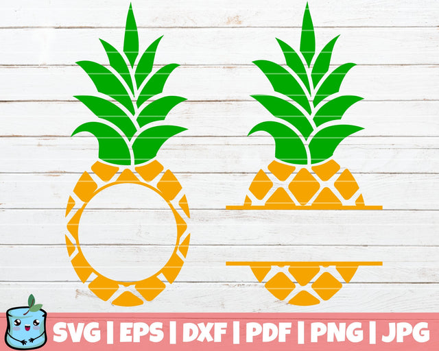 Pineapple Monograms SVG MintyMarshmallows 