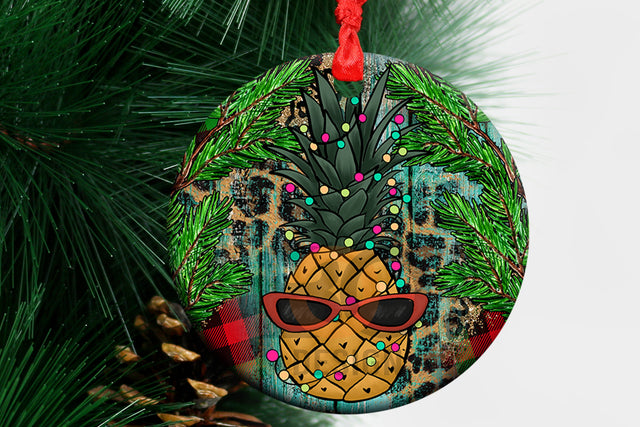 Pineapple Ornament Png Sublimation Design, Merry Christmas Png, Christmas Ornament Png, Ornament Png,Digital Download Sublimation BOO-design 