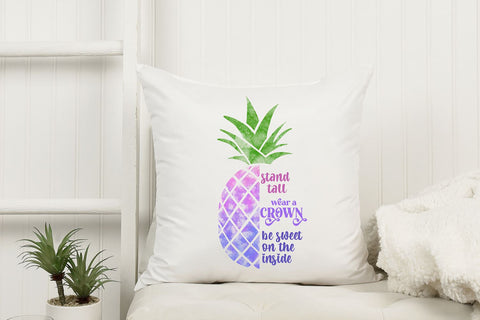 Pineapple Quote PNG for Sublimation Sublimation B Renee Design 