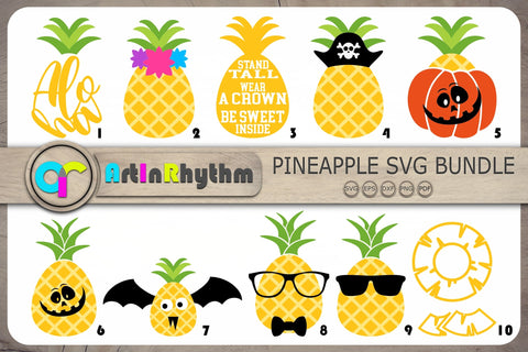 Pineapple Svg Bundle, Pineapples Svg, Pineapple Svg Files SVG Artinrhythm shop 