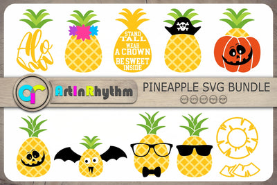 Pineapple Svg Bundle, Pineapples Svg, Pineapple Svg Files SVG Artinrhythm shop 