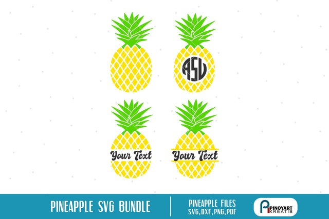 Pineapple Svg Bundle SVG Pinoyart Kreatib