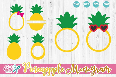 Pineapple svg cut files for crafters SVG Cute files 