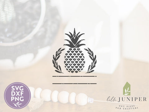 Pineapple SVG | Last Name Sign SVG | Family SVG | Farmhouse Sign Design SVG LilleJuniper 
