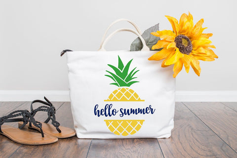 Pineapple SVG | Pineapple Monogram SVG | Summer SVG SVG B Renee Design 