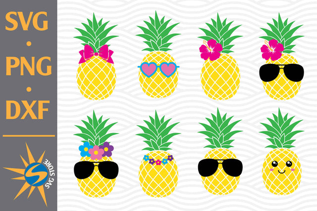 Pineapple SVG, PNG, DXF Digital Files Include SVG SVGStoreShop 