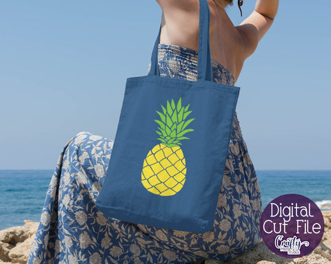 Pineapple Svg - Summer - Beach - Fruit - Tropical - Vacation Cut File SVG Crafty Mama Studios 