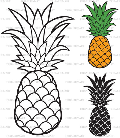 Pineapple SVG TribaliumArtSF 