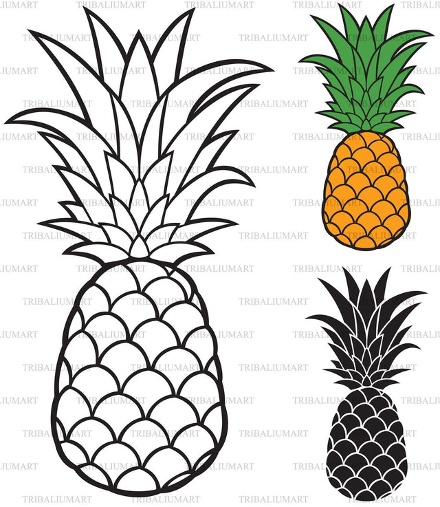 Pineapple SVG TribaliumArtSF 