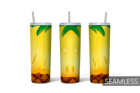Pineapple Tumbler Sublimation Sublimation SvgOcean 