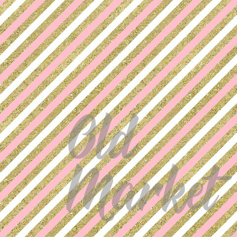 Pink and Gold Digital Paper Sublimation Old Market 