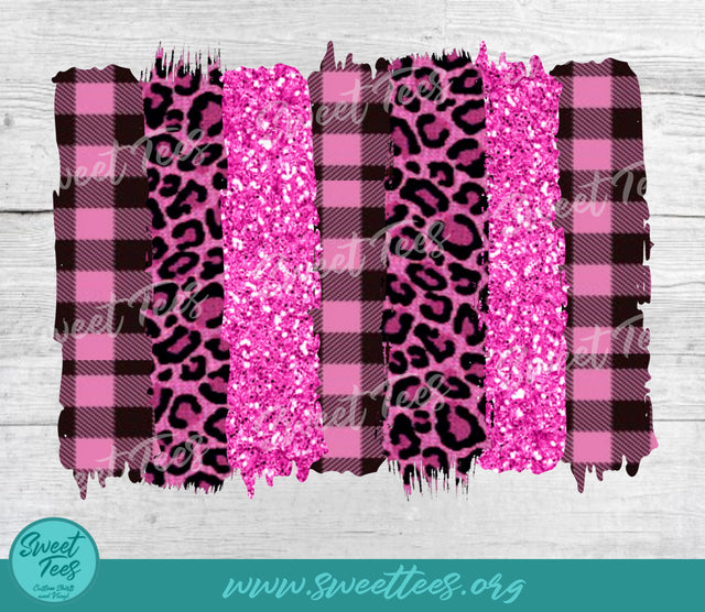 Pink Animal Print Plaid Sublimation PNG Sublimation Sweet Tees 