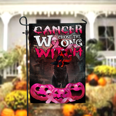 Pink Breast Cancer Awareness Garden Flag - 12x18 Garden Flag Sublimation Design Download PNG File Instant Download Sublimation CaldwellArt 