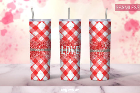 Pink Buffalo Plaid Tumbler Sublimation Bundle Sublimation SvgOcean 
