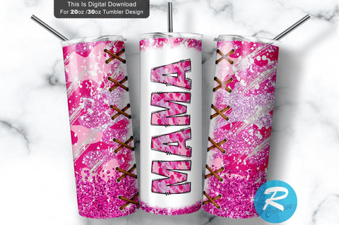Pink Camo Mama 20 oz / 30 oz Tumbler PNG Sublimation Regulrcrative 