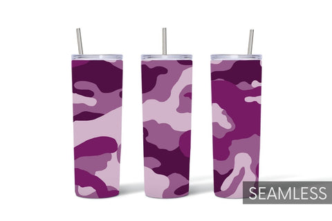 Pink Camo Tumbler Sublimation Sublimation SvgOcean 