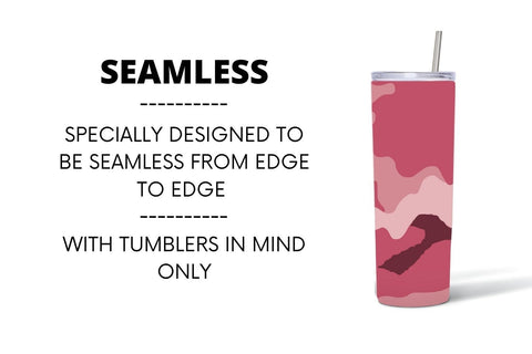 Pink Camo Tumbler Sublimation Sublimation SvgOcean 
