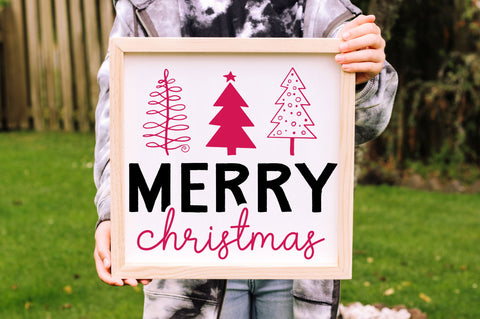 Pink Christmas SVG Bundle SVG Regulrcrative 