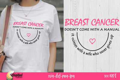 Pink Design SVG. Motivational Quote SVG. Breast Cancer SVG. SVG Evgenyia Guschina 