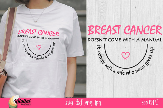 Pink Design SVG. Motivational Quote SVG. Breast Cancer SVG. SVG Evgenyia Guschina 