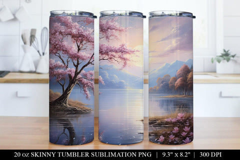 Pink Floral Tumbler Sublimation Bundle Sublimation BijouBay 