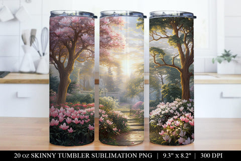 Pink Floral Tumbler Sublimation Bundle Sublimation BijouBay 