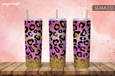 Pink Glitter | Skinny 20 oz | Tapered | Straight Sublimation SvgOcean 