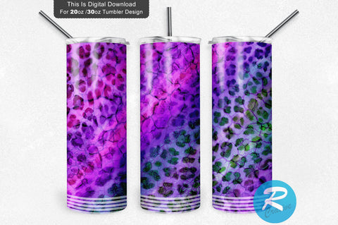 Pink Leopard 20 oz / 30 oz Tumbler PNG Sublimation Regulrcrative 