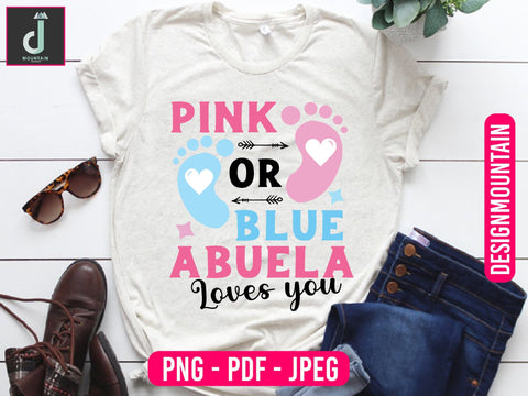 pink or blue Abela loves you sublimation design Sublimation Alihossainbd 