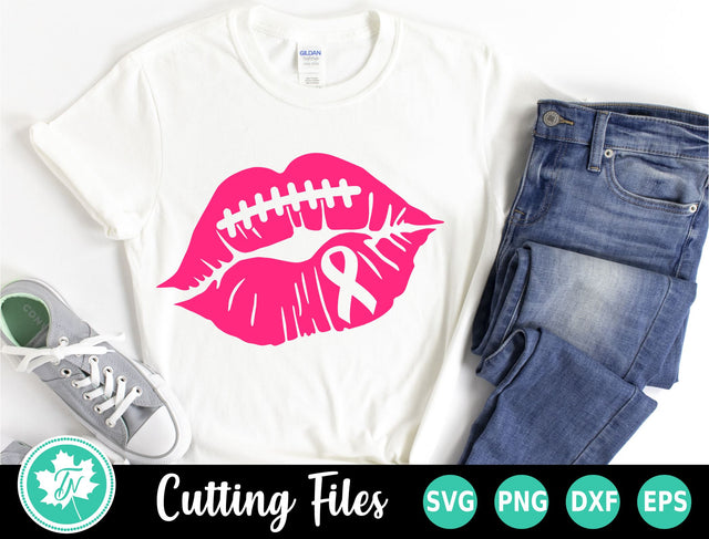 Pink Out SVG | Football SVG | Lips SVG SVG TrueNorthImagesCA 