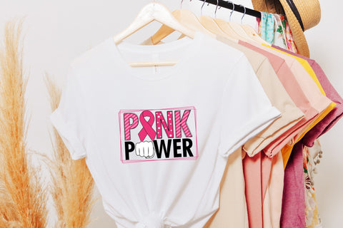 Pink Power PNG | Breast Cancer Sublimation Sublimation CraftLabSVG 