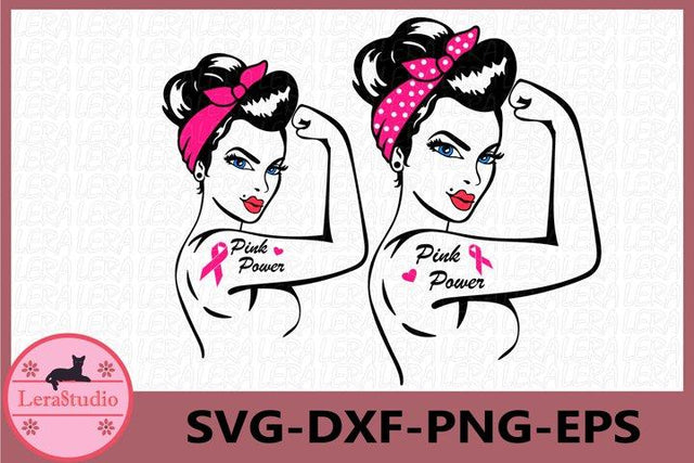 Pink Power SVG SVG Lerastudio 