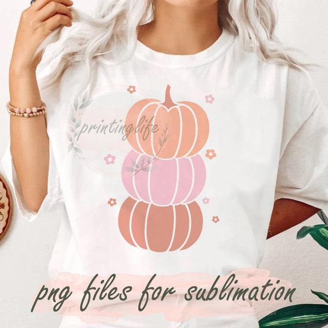 Pink Pumpkin Design Png, Halloween Sublimation, Halloween Pumpkin Png, Fall Pumpkin Png, Fall Png, Pumpkin Sublimation, Instant Download Sublimation PrintingLife 