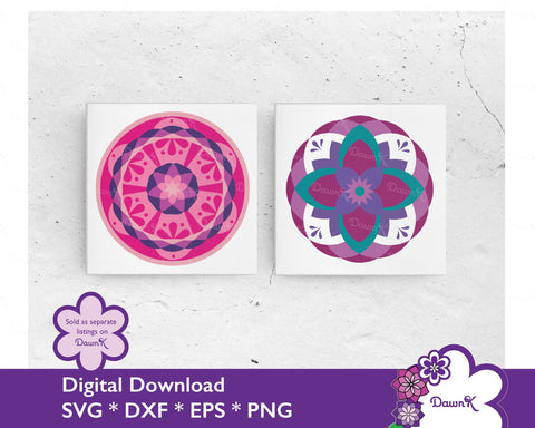 Rose Mandala SVG & PNG