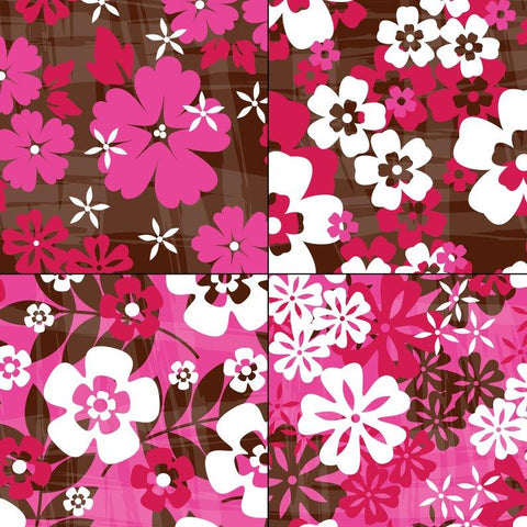 Pink Red Tropical Florals Melissa Held Designs 