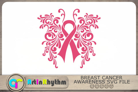 Pink Ribbon Butterfly Svg, Breast Cancer Awareness Svg, Pink Ribbon Clipart SVG Artinrhythm shop 