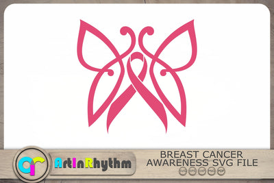 Pink Ribbon Svg, Breast Cancer Awareness Svg, Pink Ribbon Clipart SVG Artinrhythm shop 