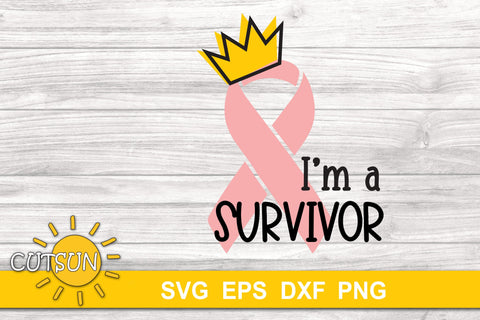 Pink Ribbon svg | Breast cancer support svg | Survivor SVG SVG CutsunSVG 