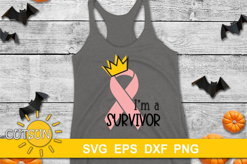 Pink Ribbon svg | Breast cancer support svg | Survivor SVG SVG CutsunSVG 