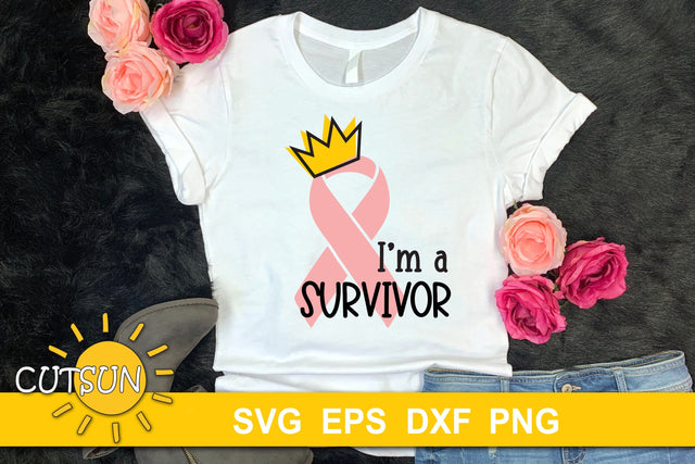 Pink Ribbon svg | Breast cancer support svg | Survivor SVG SVG CutsunSVG 