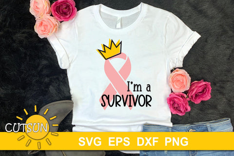 Pink Ribbon svg | Breast cancer support svg | Survivor SVG SVG CutsunSVG 